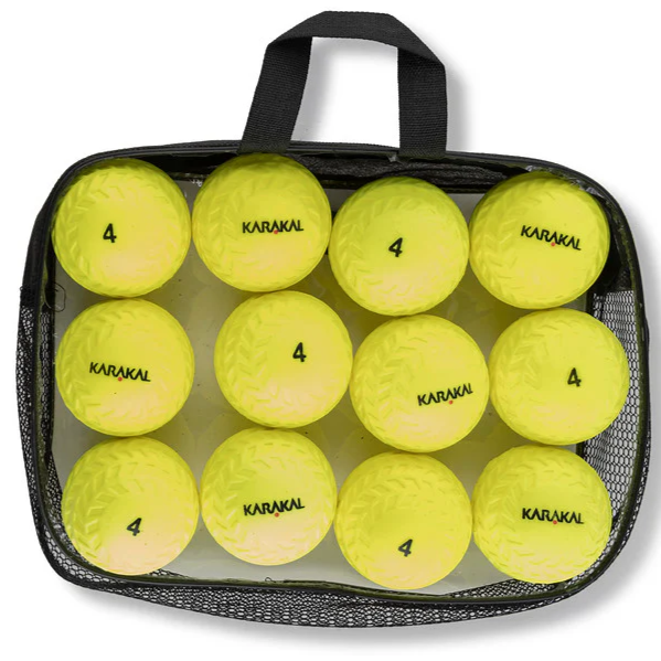 Karakal Speed Ball Yellow 12 Pack