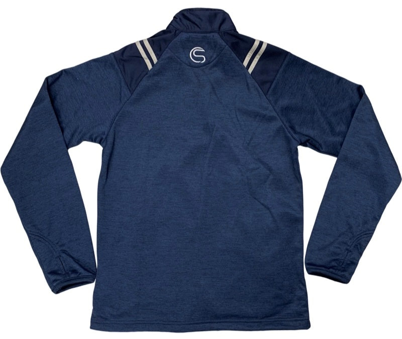 CS Club Half Zip Top Navy Grey