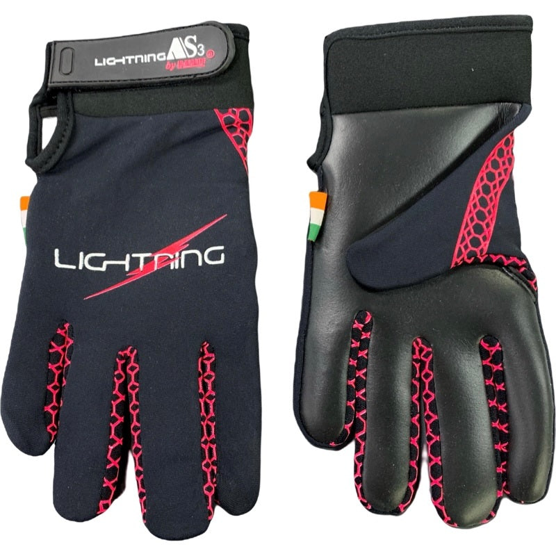 LS Lightning AS3 Gaelic Gloves (Black Pink)