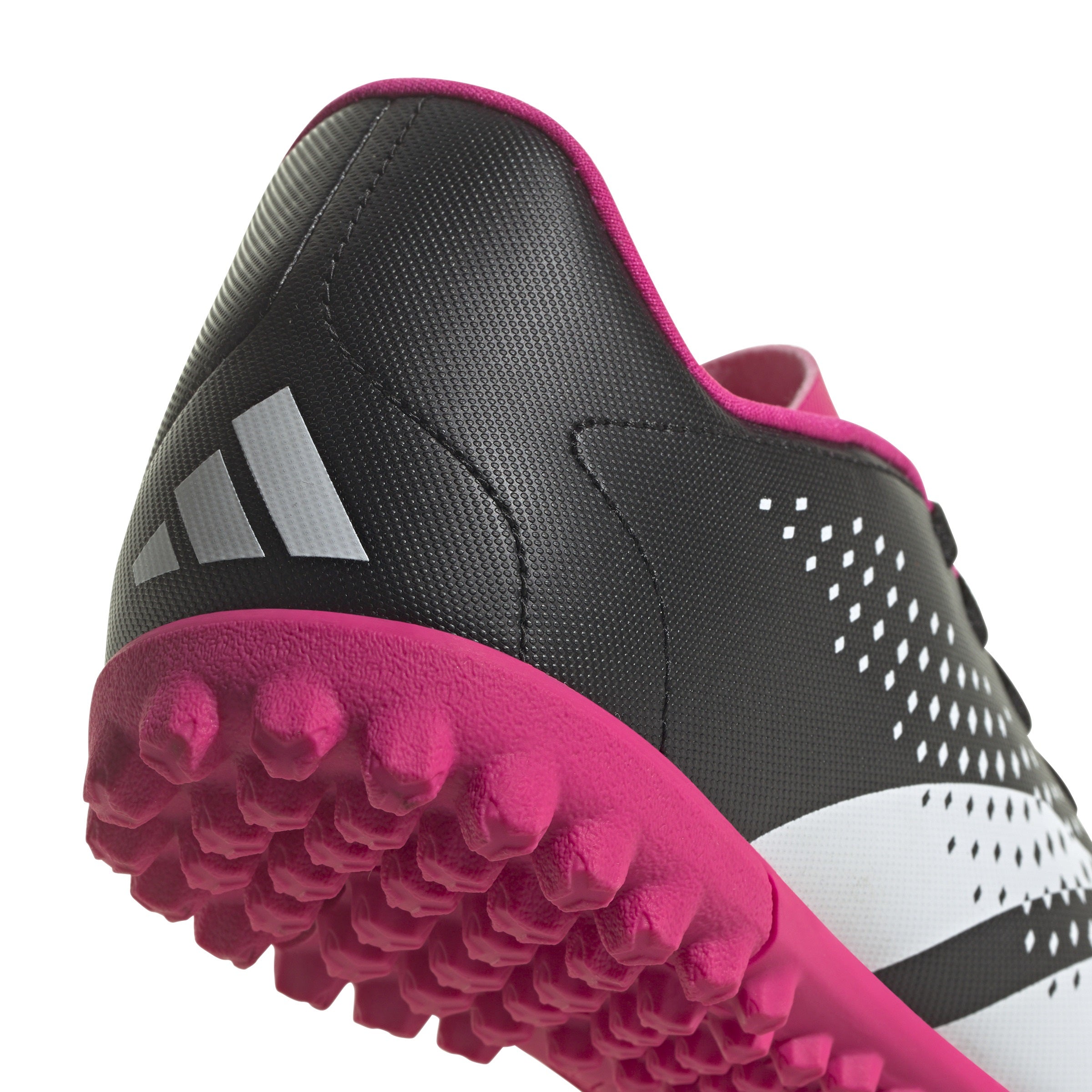 Adidas Predator Accuracy.4 Astro Turf Junior Football Boots (Core Black Shock Pink White)