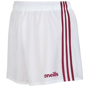 O'Neills Mourne Shorts White Maroon