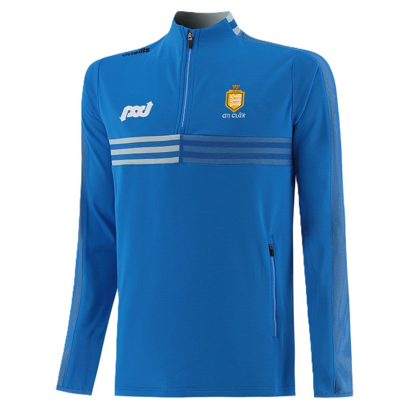 O'Neills Clare GAA Nepal Brushed Half Zip Blue