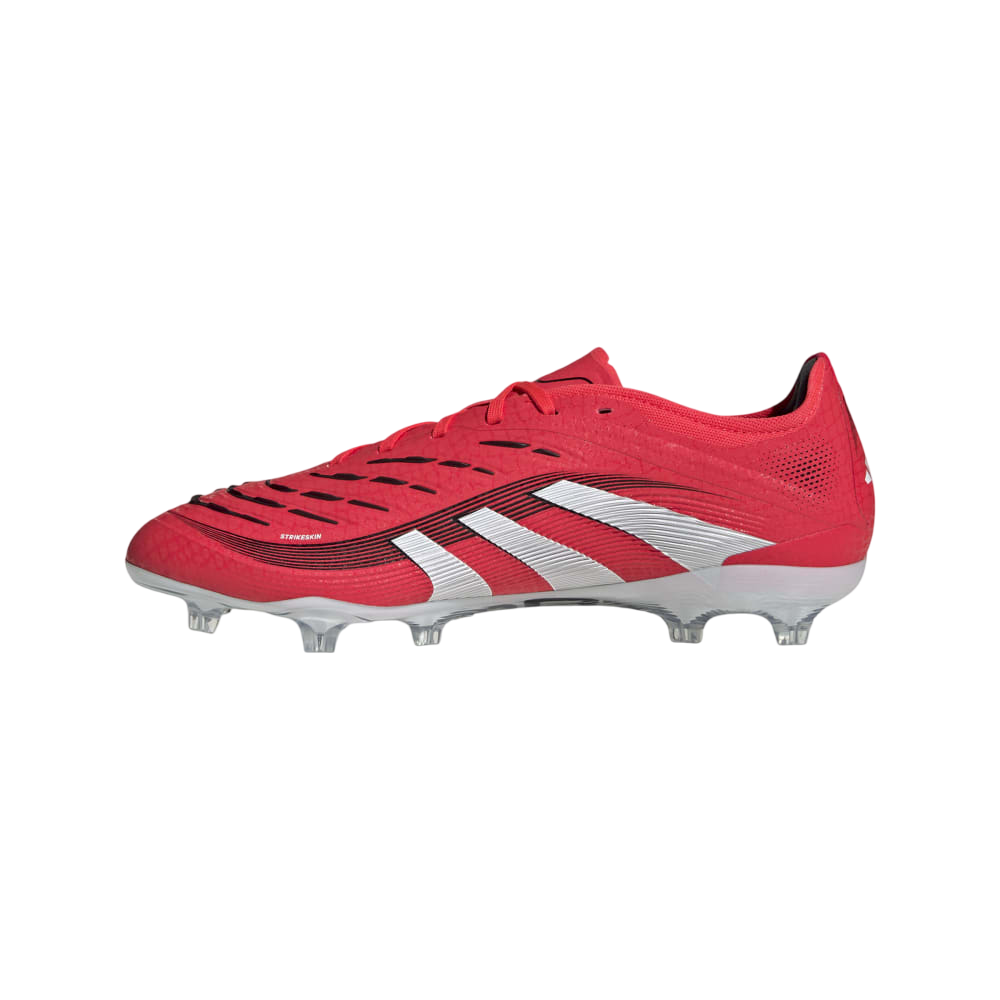 Adidas Predator Pro Firm Ground Boots Lucid Red White Core Black