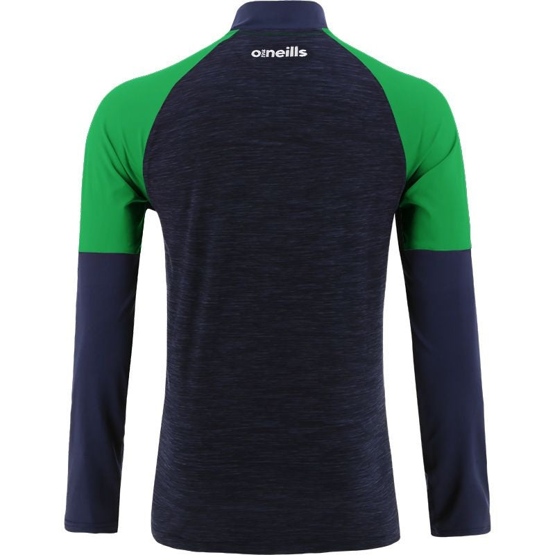 O'Neills Oslo Brushed Half Zip Top (Navy Green White)
