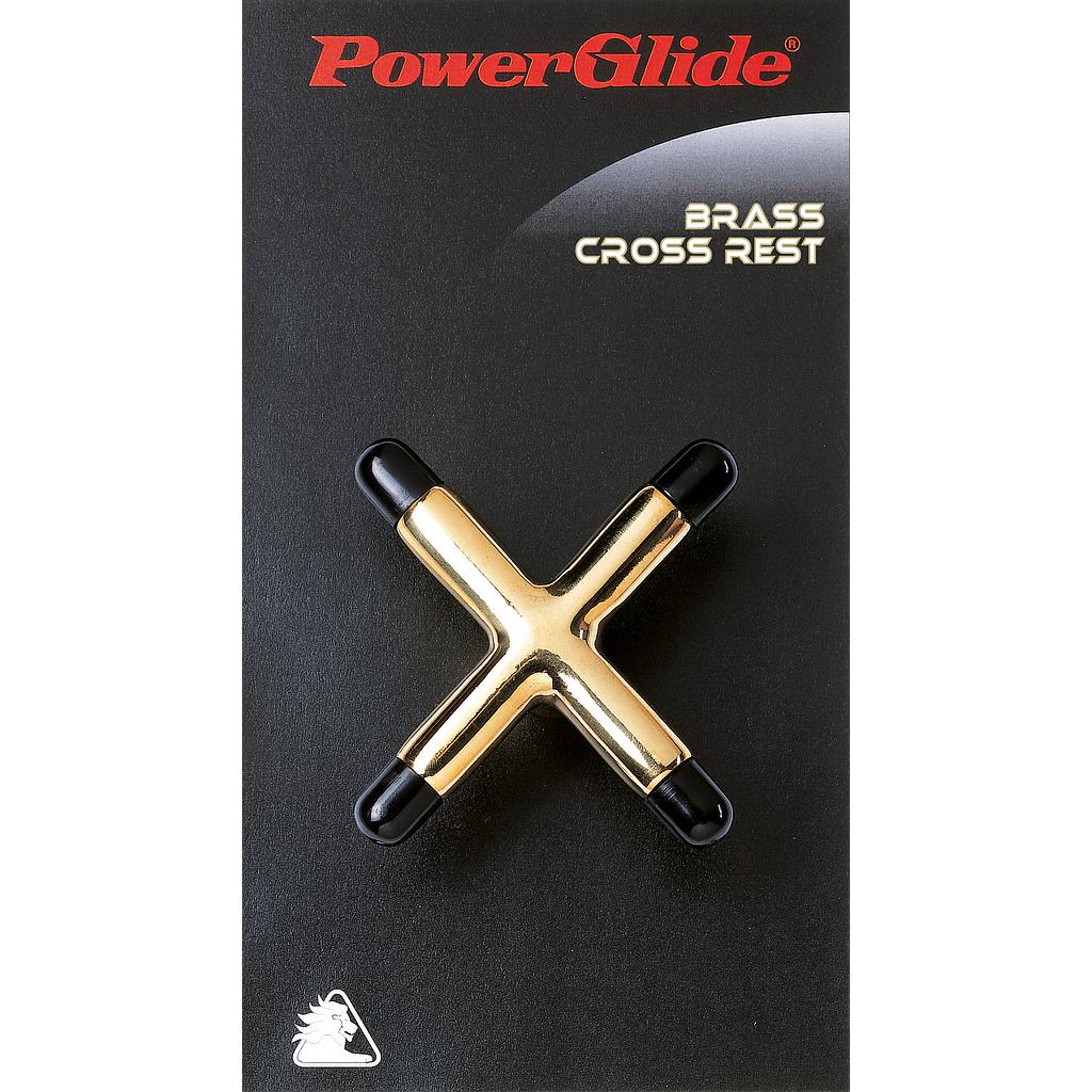 PowerGlide Brass Cross Rest