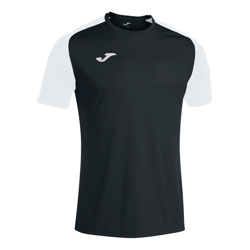 Joma Academy IV Short Sleeve Tee Black White
