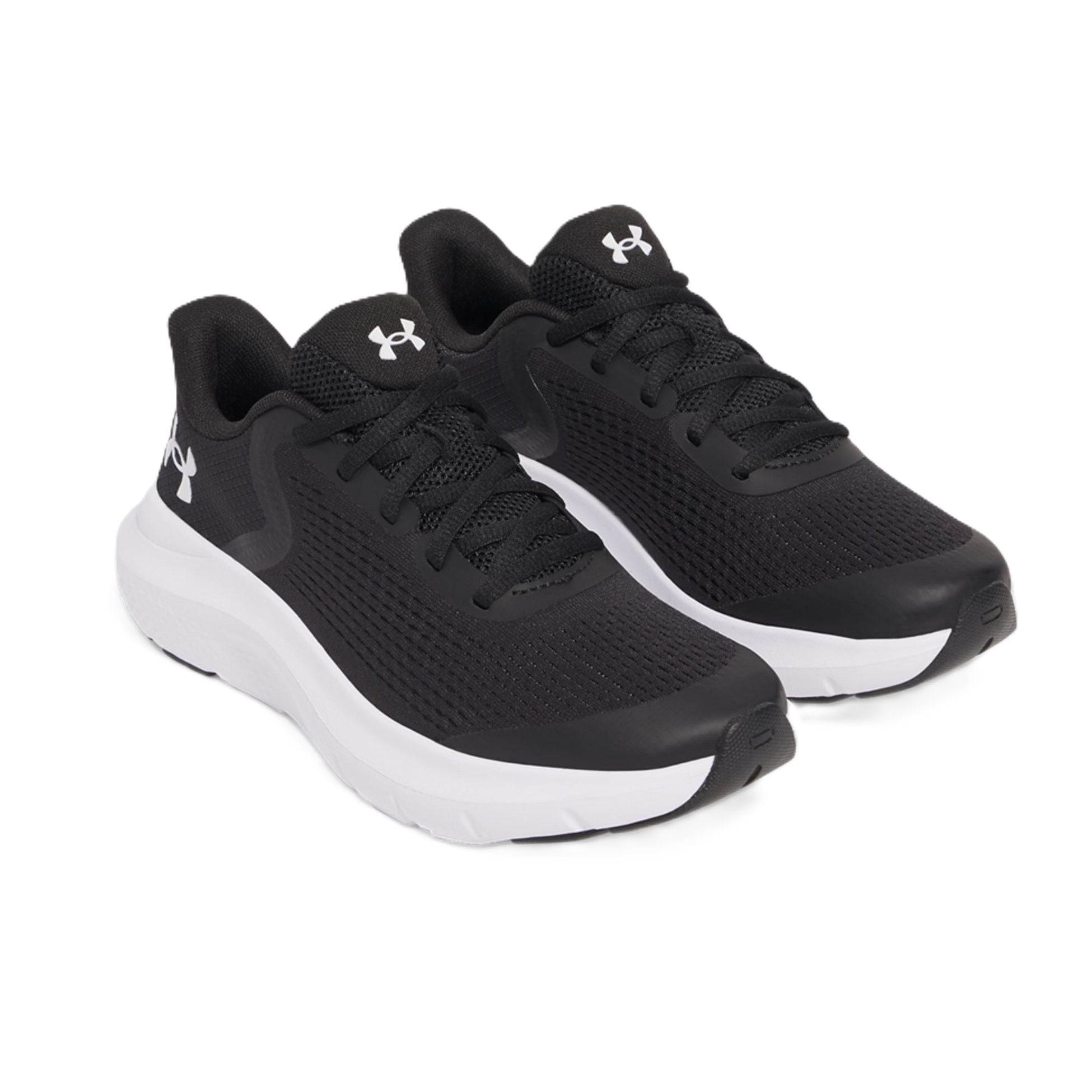 Under Armour Charged Rogue 5 Junior Running Shoes Black White