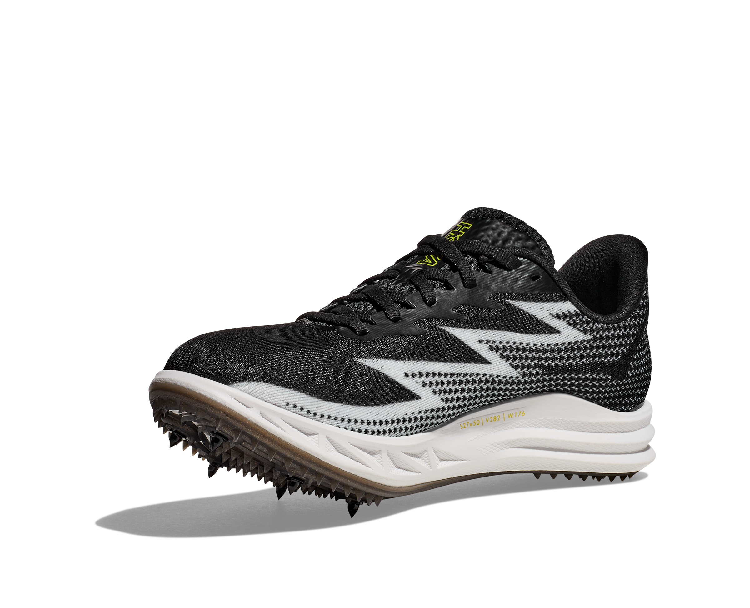 Hoka Crescendo MD Unisex Running Spikes Black White