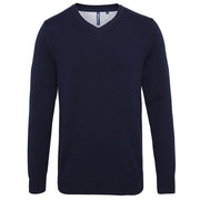 Asquith & Fox Men's V Neck Jumper Navy