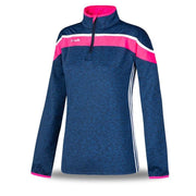 O'Neills Slaney 1/2 Zip (Melange Tonal Navy Pink White)