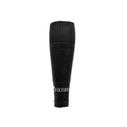 Precision Plain Pro Footless Sleeve Socks Black