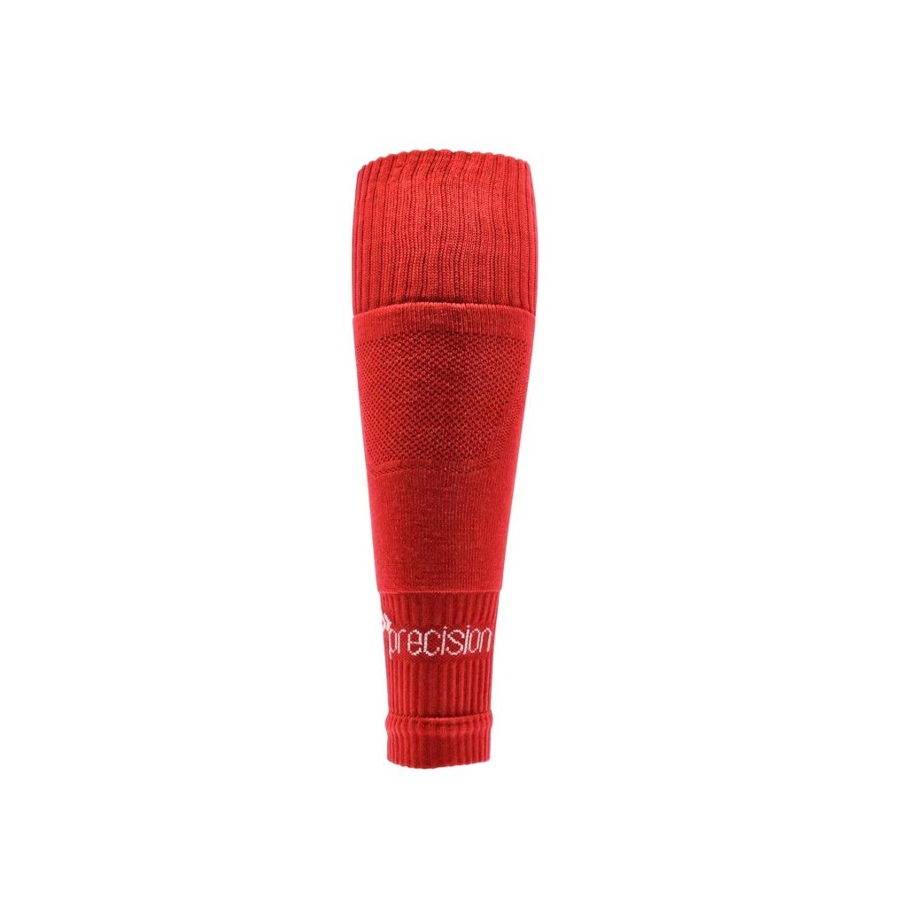 Precision Plain Pro Footless Sleeve Socks Red