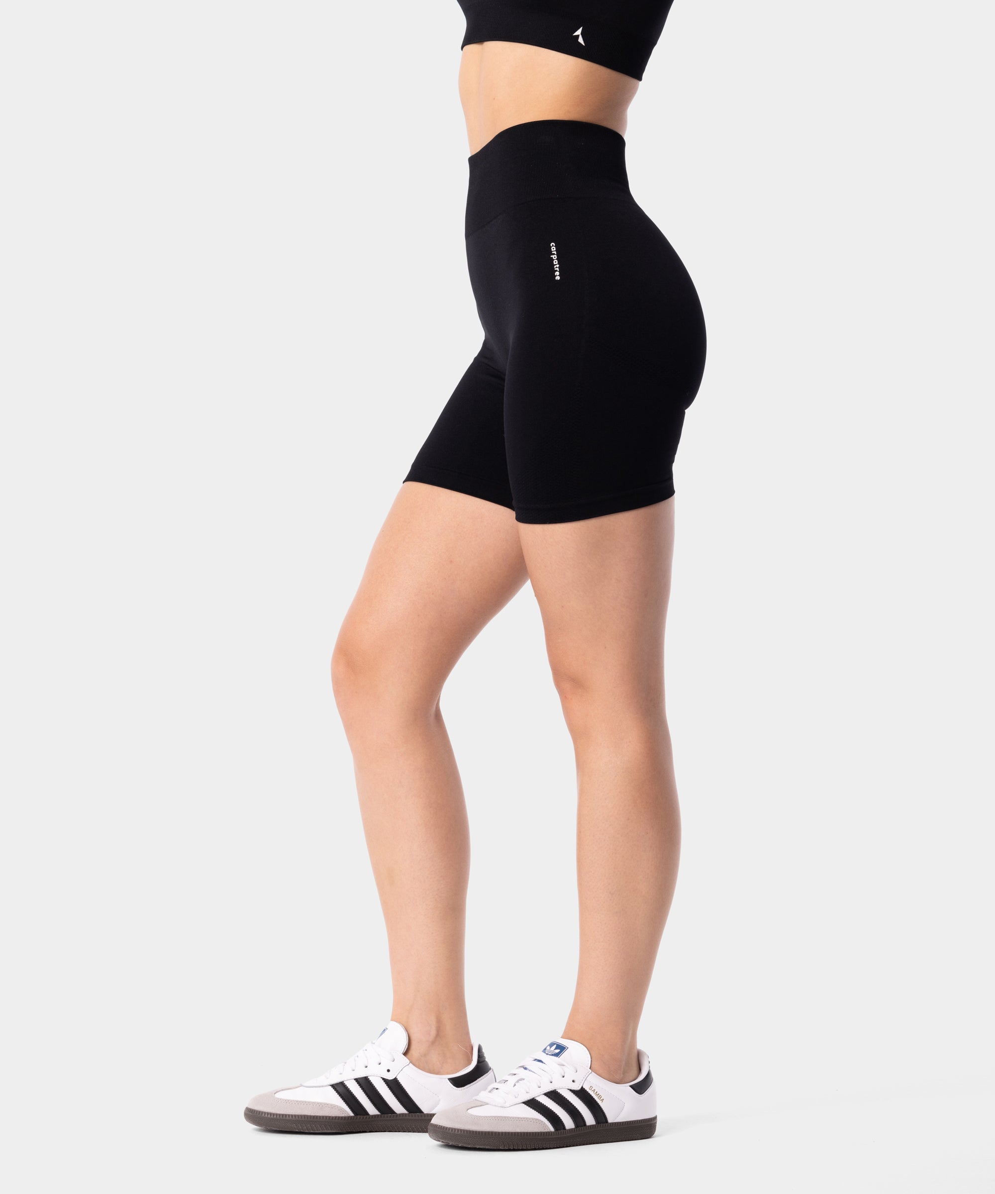 Carpatree Simply Seamless Shorts Pure Black