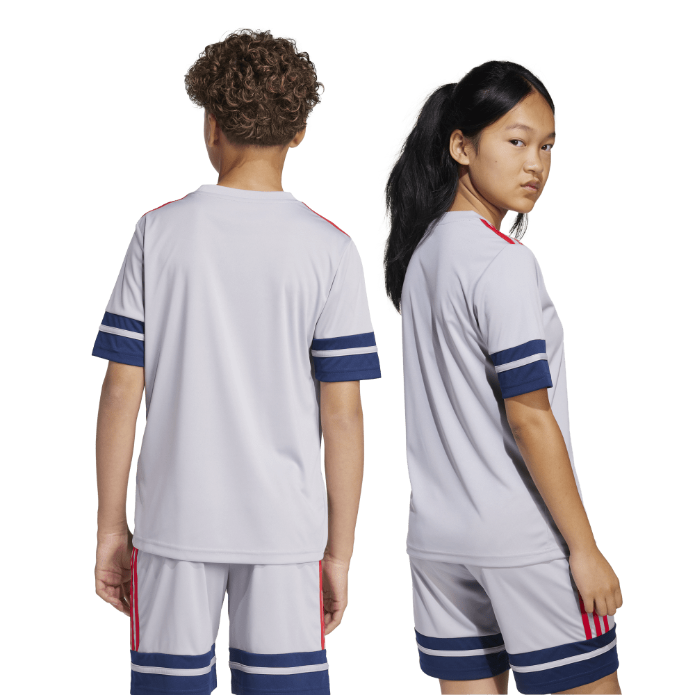 Adidas Squadra Jersey Junior Grey Navy Red Age -