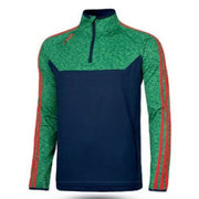 O'Neills Kasey 3 Stripe Brushed Half Zip (Navy Melange Green Red)