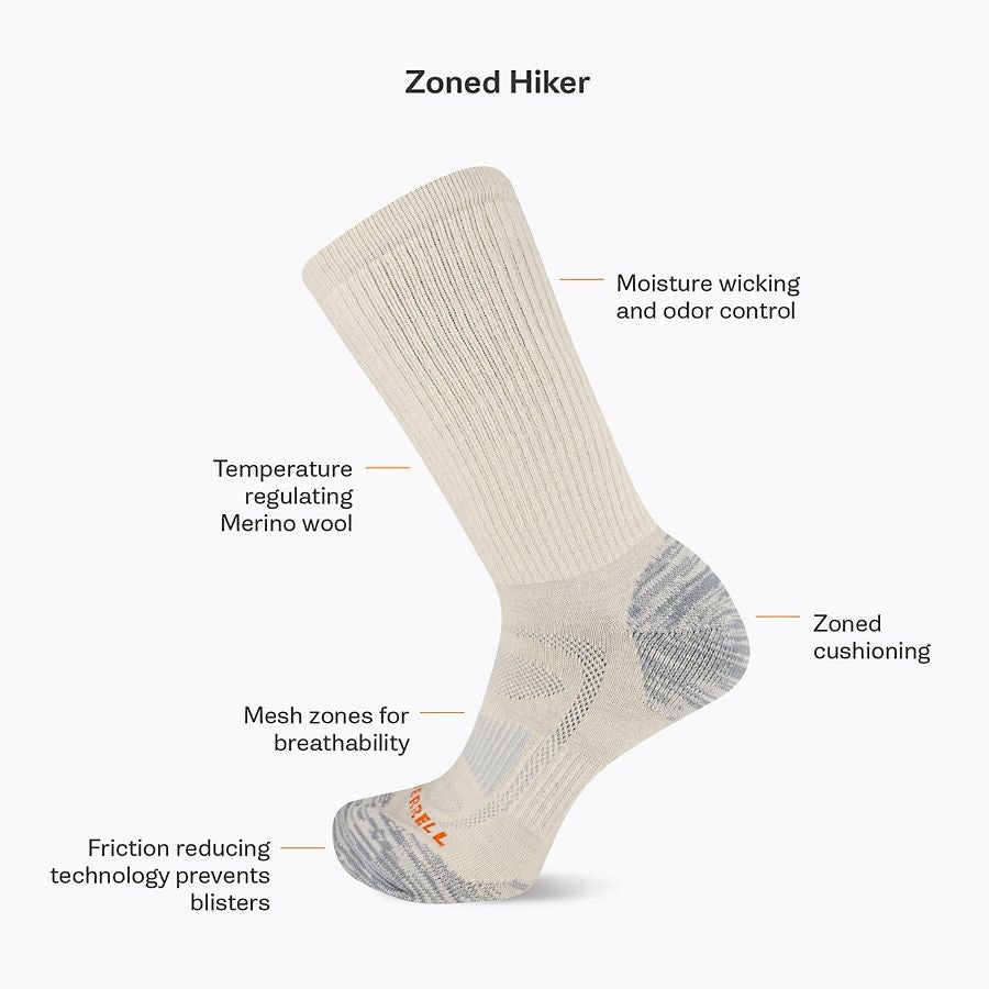 Merrell Zoned Hiking Socks