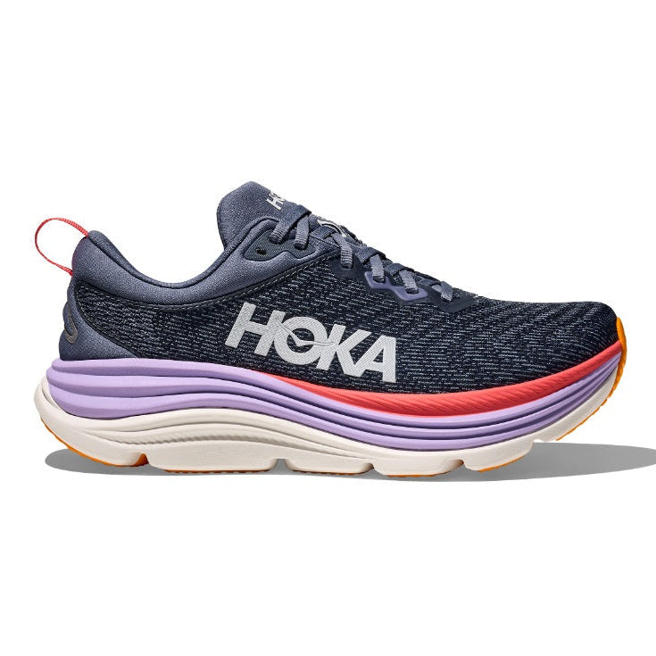 Hoka Gaviota 5 Women's Running Shoes Anchor Grapefruit
