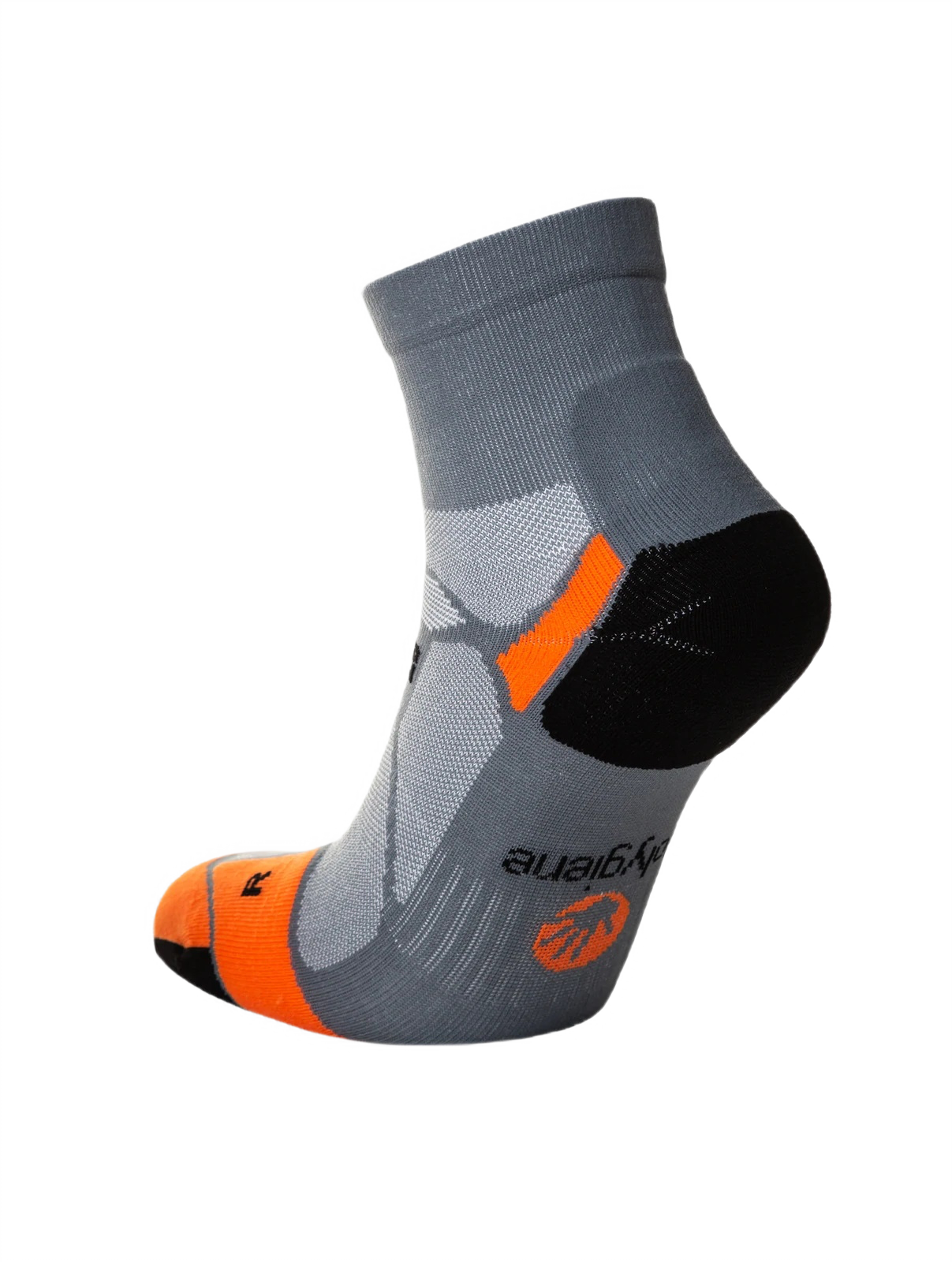 Hilly Marathon Fresh Anklet Granite Orange