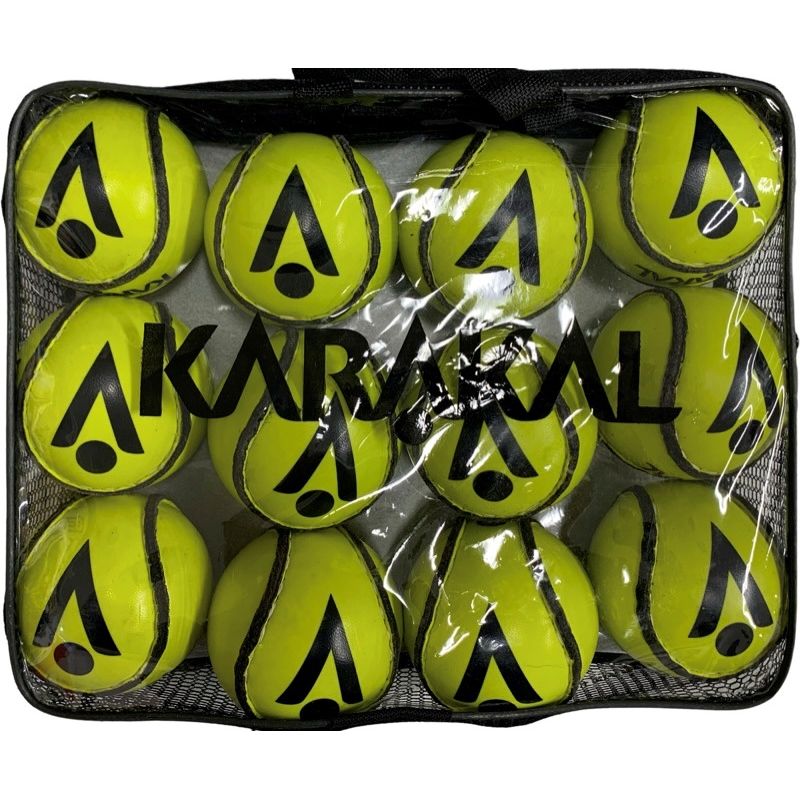 Karakal Training Sliotar Yellow 12 Pack