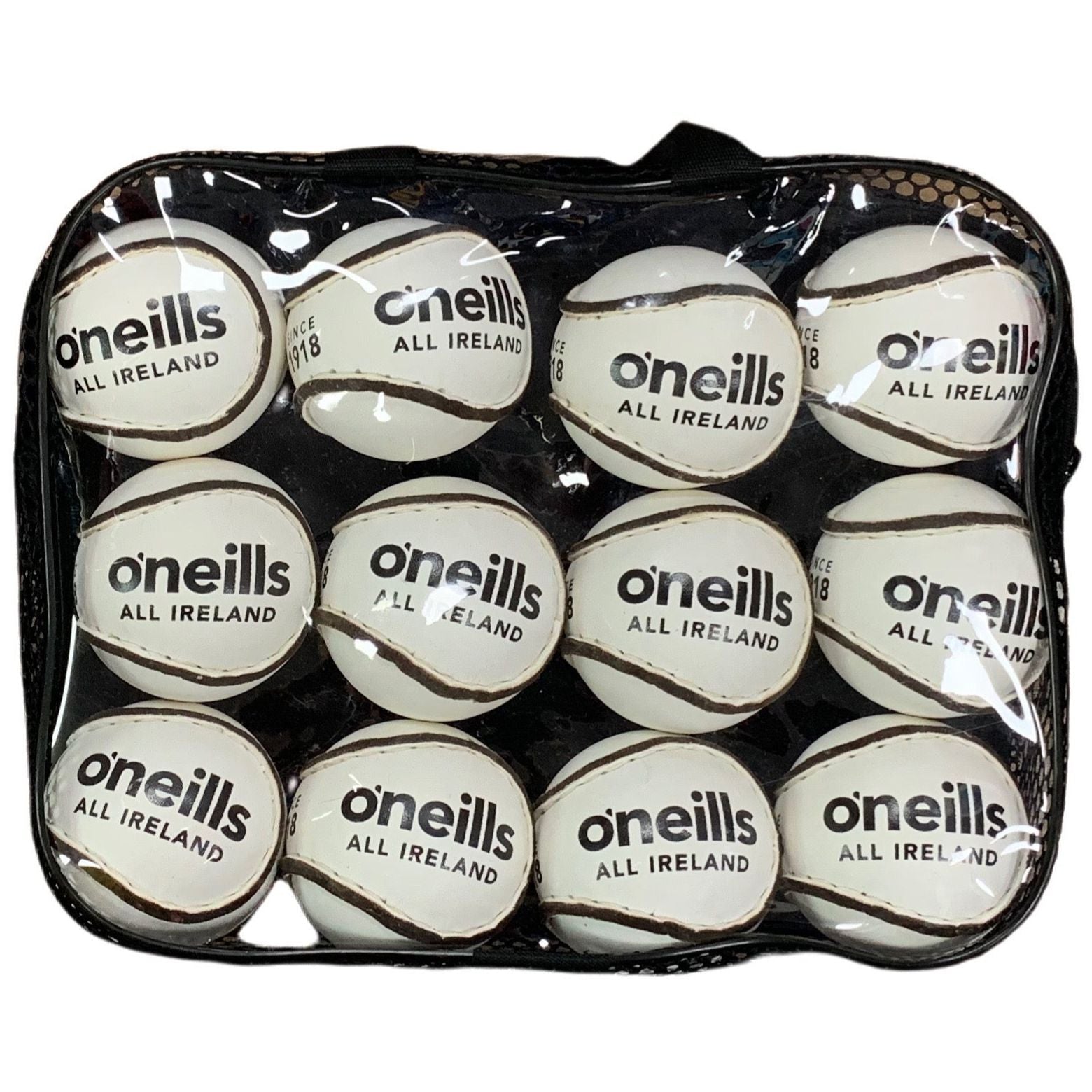 O'Neills All Ireland Sliotar White 12 Pack