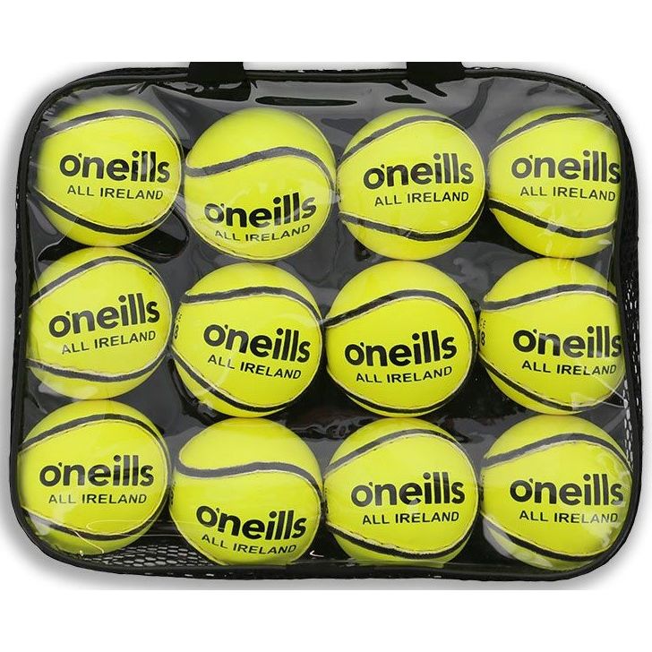 O'Neills All Ireland Sliotar Yellow 12 Pack