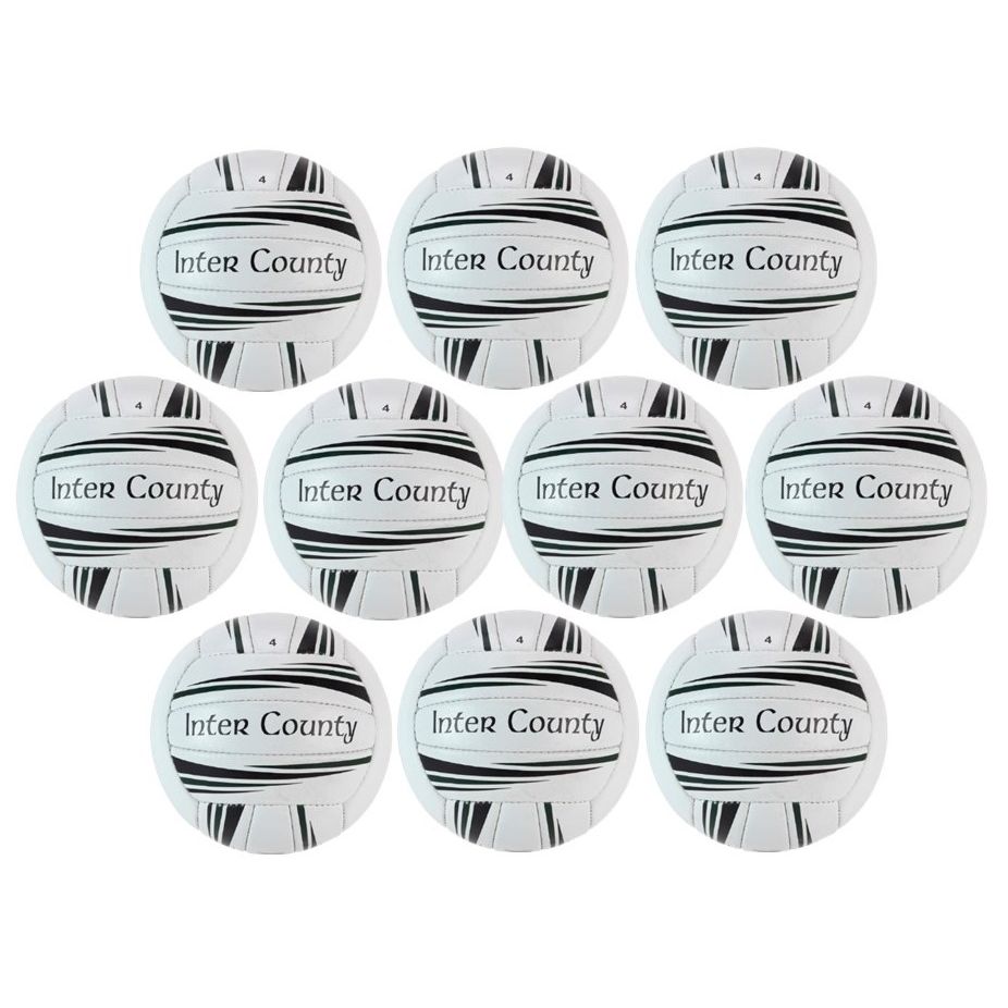 O'Neills Inter County Football Pack 10 Balls Size 4