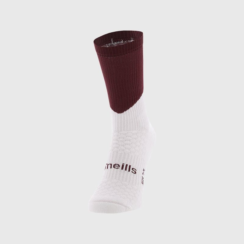 O'Neills Ion Midi Socks Maroon White
