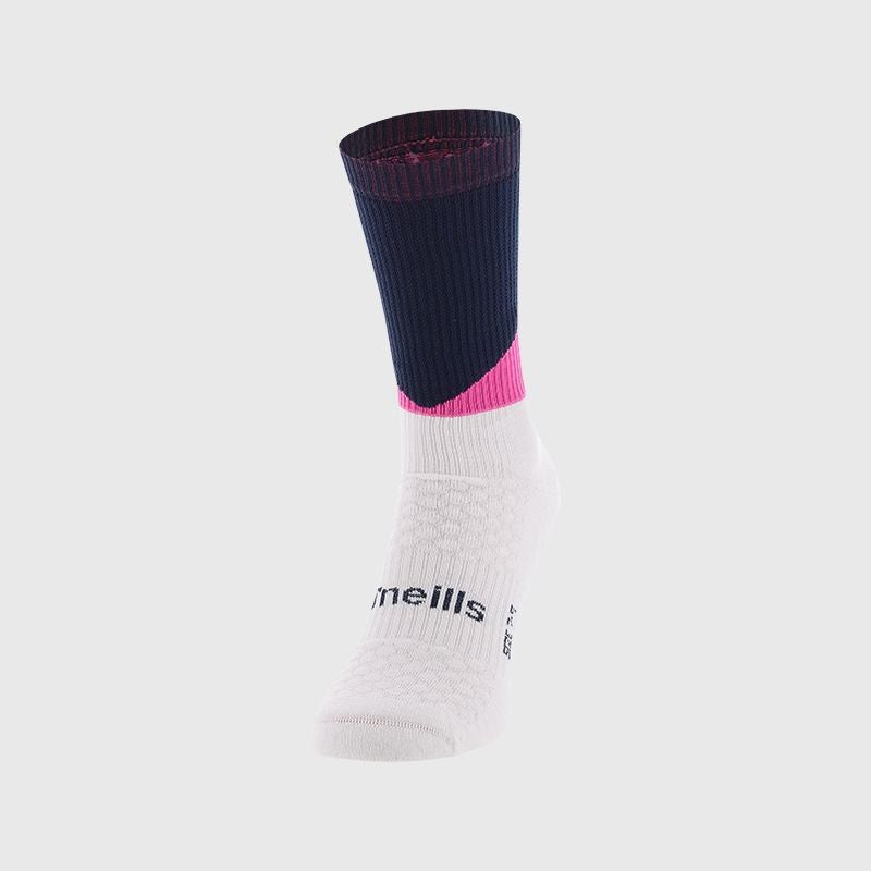 O'Neills Ion Midi Socks Navy Pink