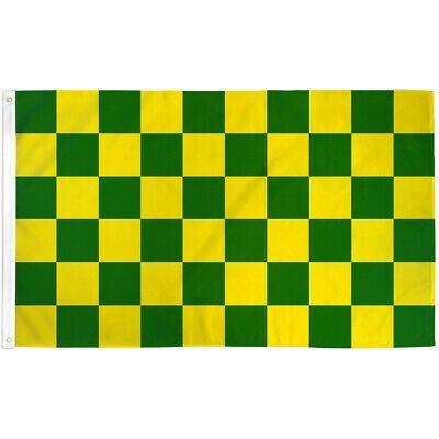 TCF 5X3 Checker Flag Green Amber