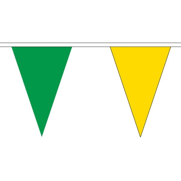 TCF Bunting 10 Meter Green Yellow