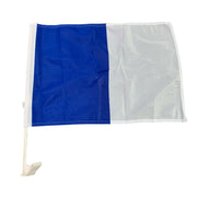 TCF Car Flag Royal Blue White