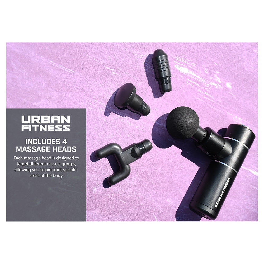 Urban Fitness Mini Massage Gun Black