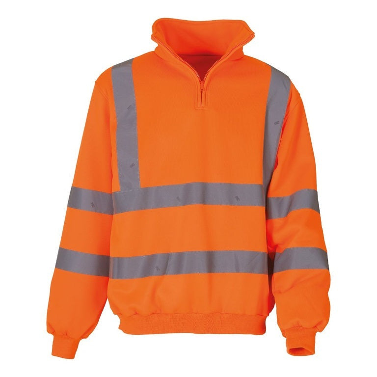 Yoko Hi-Vis 1/4 Zip Sweatshirt