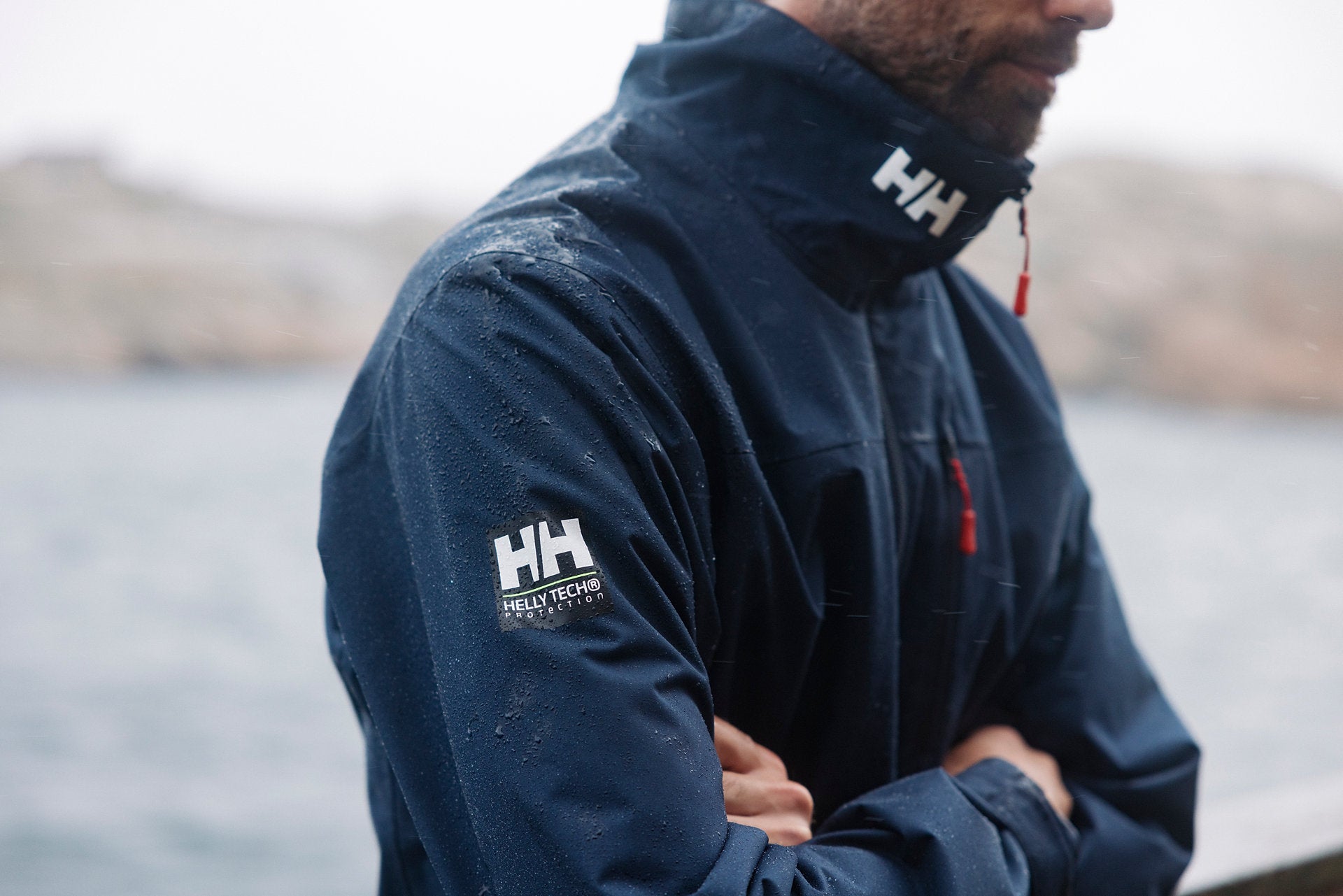 Helly Hansen Crew Midlayer Sailing Jacket 2.0 Navy