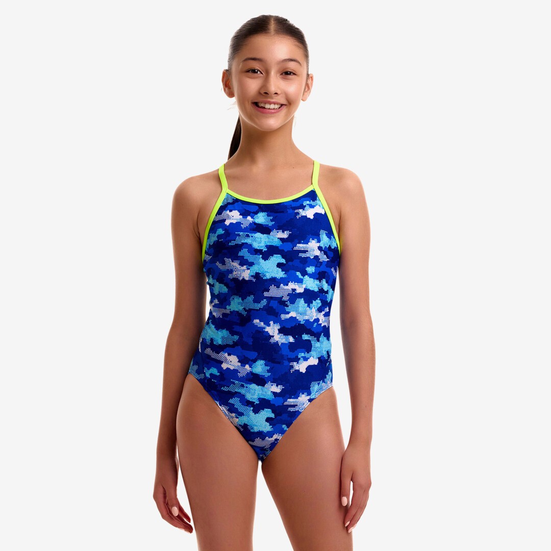 Funkita Clean Marine Girl's Diamond Back One Piece