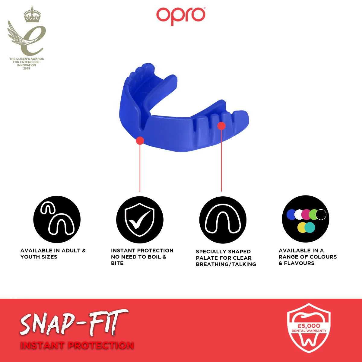 Opro Snap Mouthguard Senior