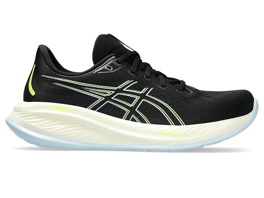 Asics Gel Cumulus 26 Men's Running Shoes Black Safety Yellow