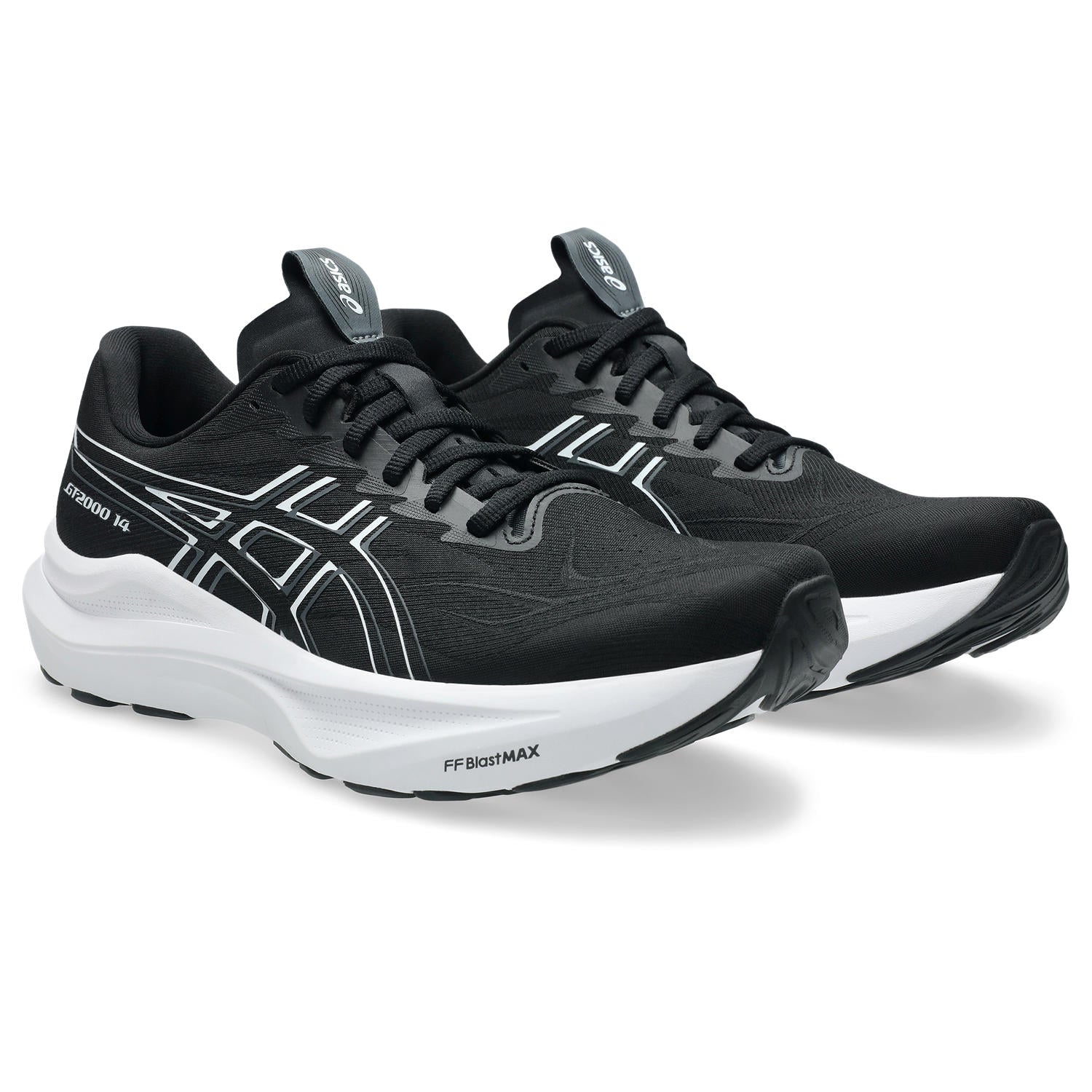 Asics GT-2000 14 Men's Running Shoes Black White