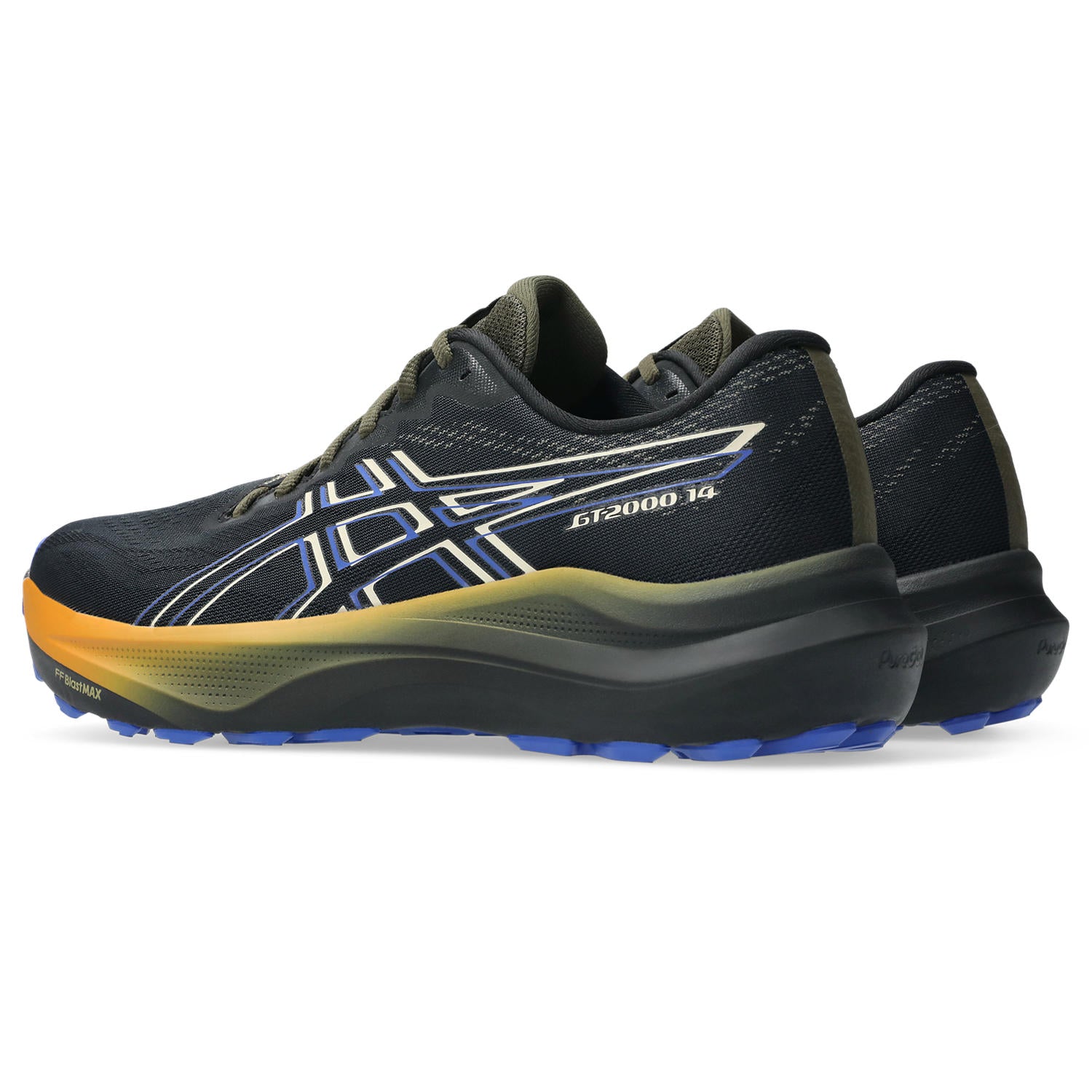 Asics GT-2000 14 GTX Men's Waterproof Running Shoes Black Vanilla