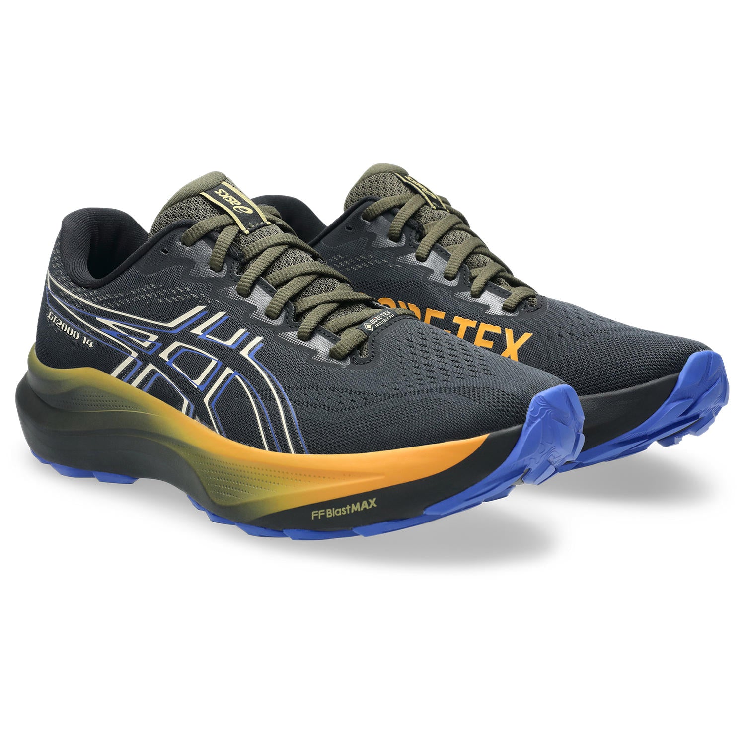 Asics GT-2000 14 GTX Men's Waterproof Running Shoes Black Vanilla