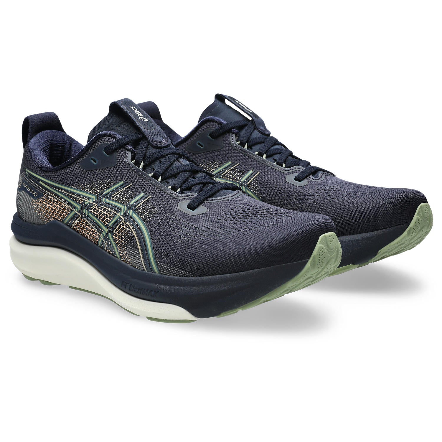 Asics Gel-Kayano 33 Men's Running Shoes Midnight Green