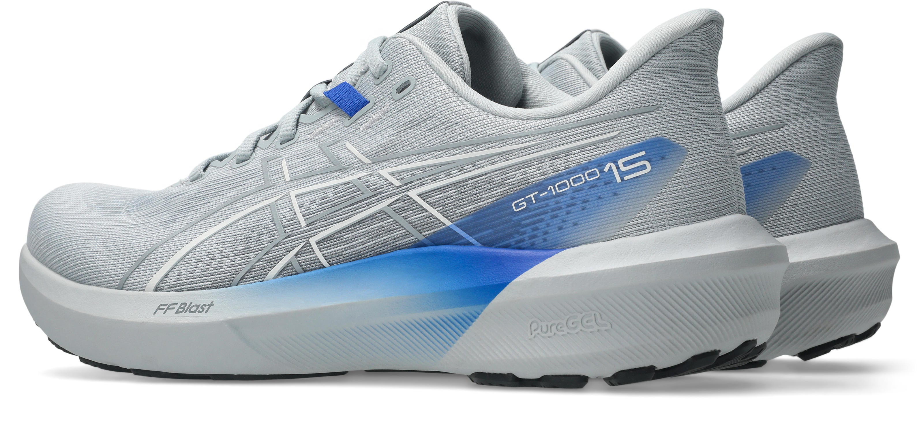 Asics GT-1000 15 Men's Running Shoes Grey Blue