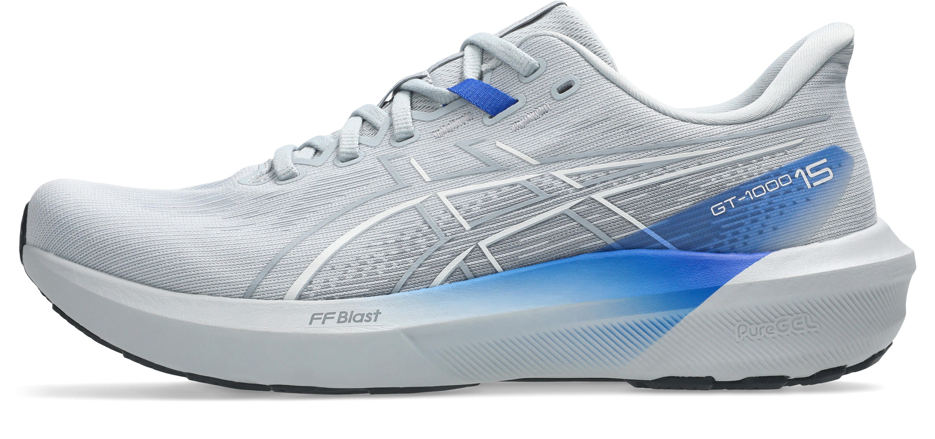 Asics GT-1000 15 Men's Running Shoes Grey Blue