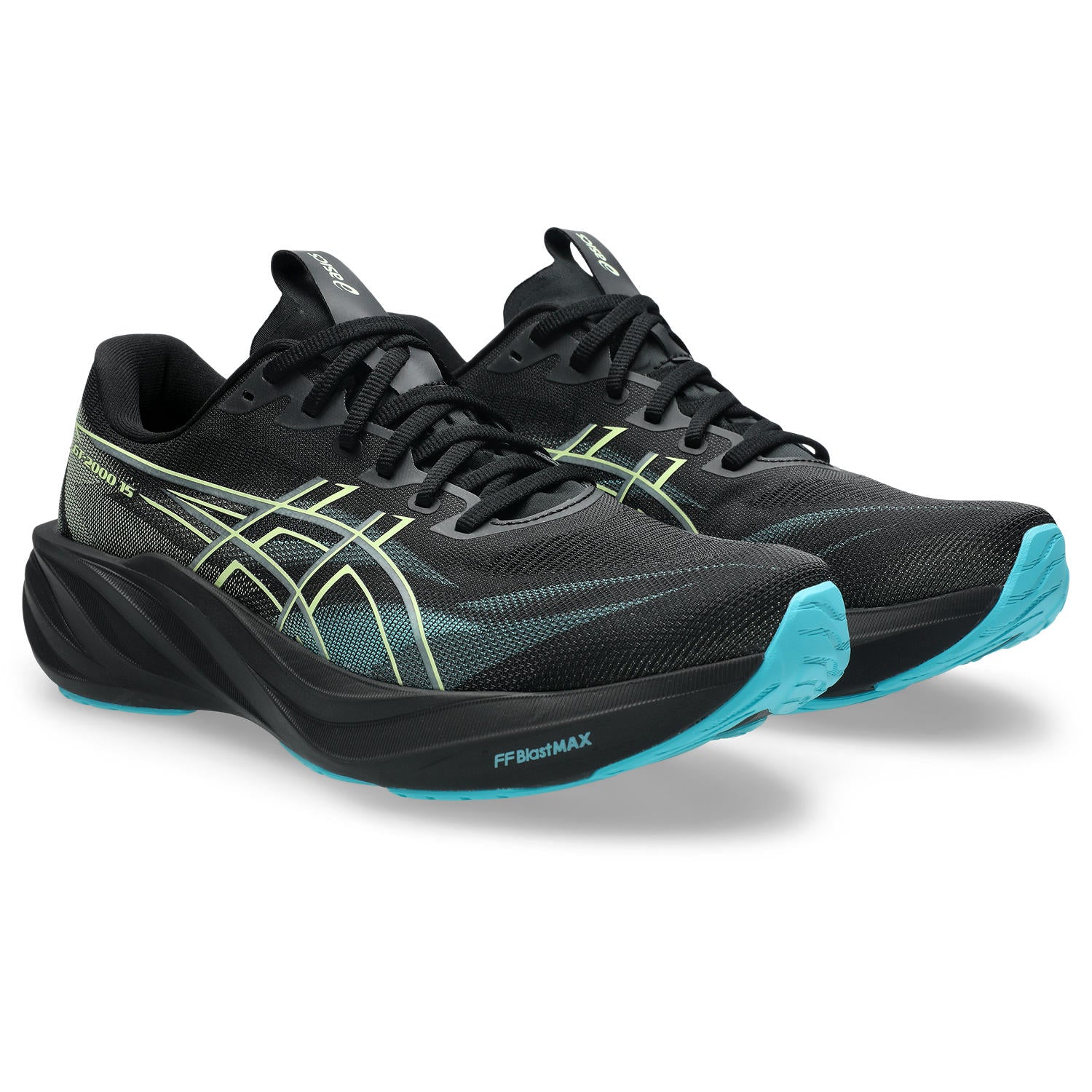 Asics GT-2000 15 Men's Running Shoes Black Aqua