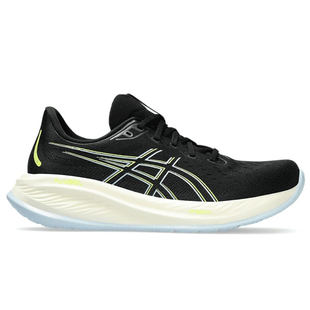 Asics Gel Cumulus 26 Men's Running Shoes Black Safety Yellow