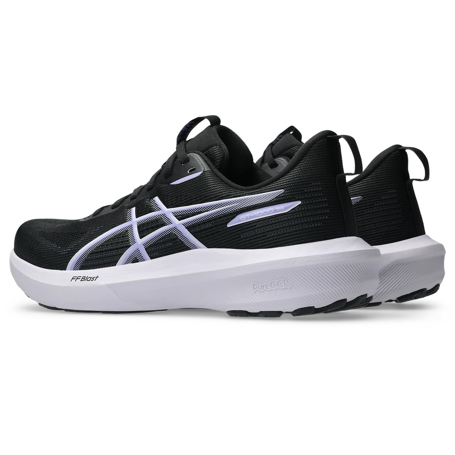 Asics GT-1000 14 Women's Running Shoes Black Lilac