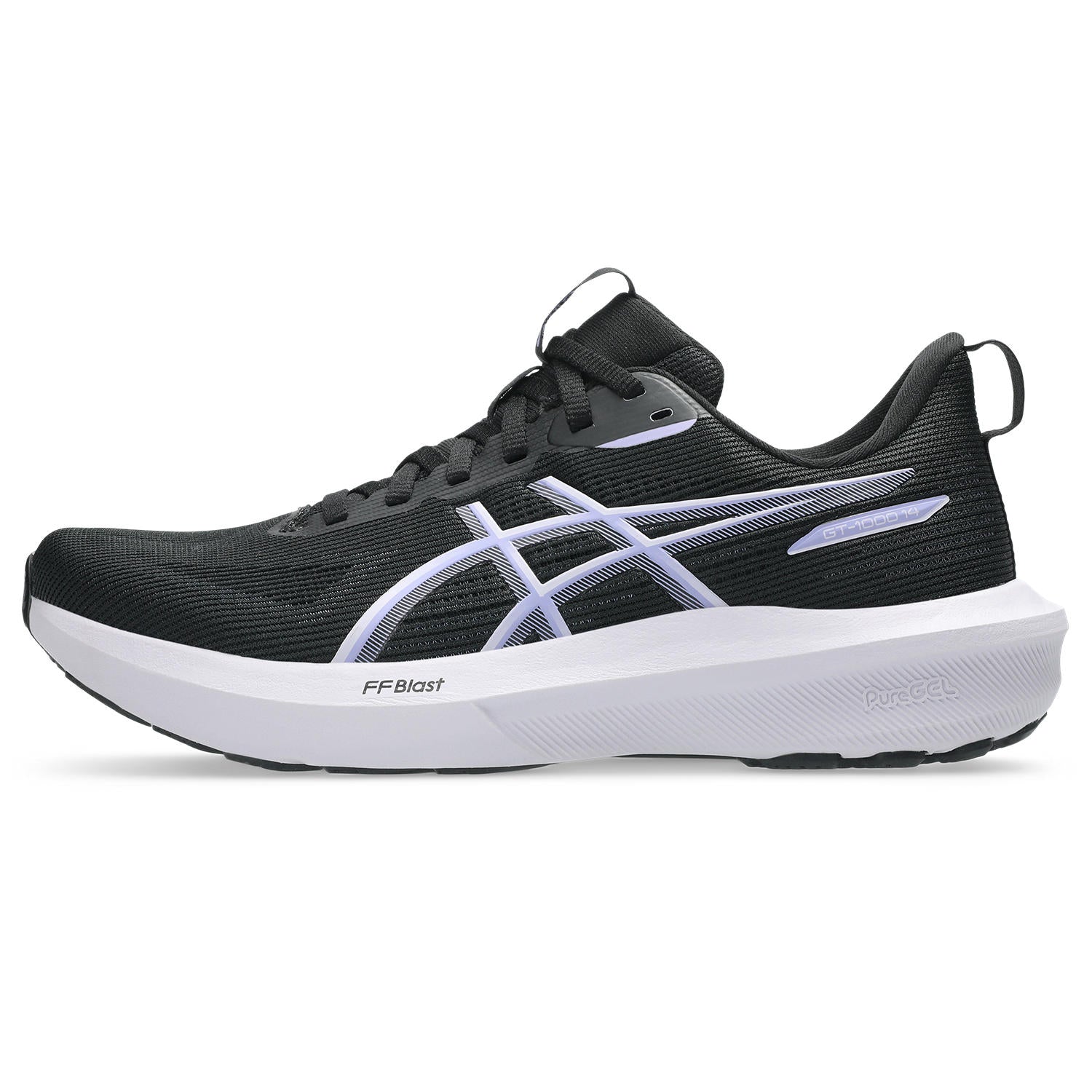 Asics GT-1000 14 Women's Running Shoes Black Lilac