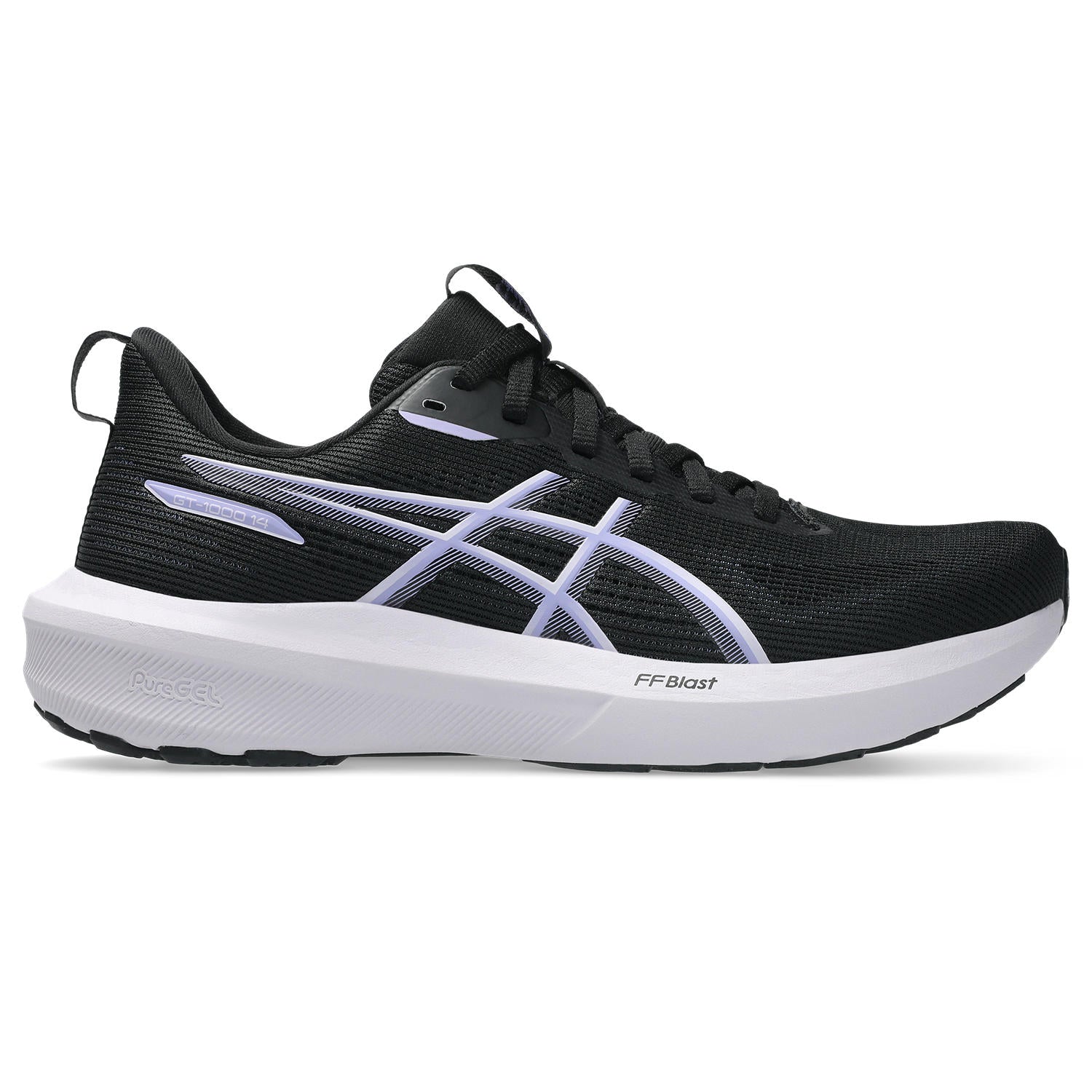 Asics GT-1000 14 Women's Running Shoes Black Lilac