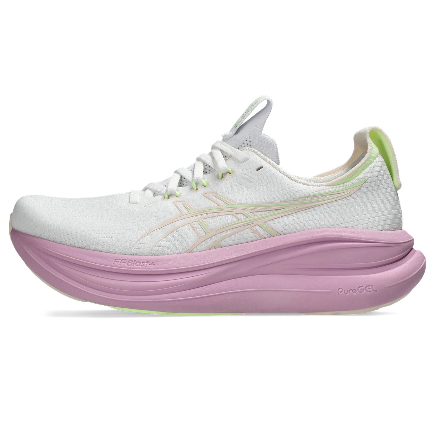 Asics Gel-Nimbus 28 Women's Running Shoes White Hazy Lilac