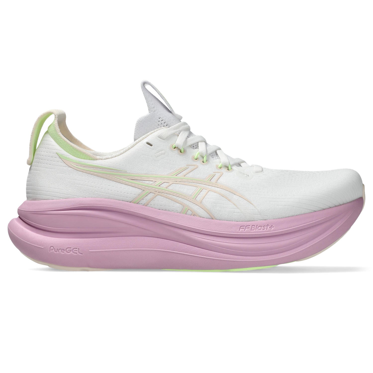 Asics Gel-Nimbus 28 Women's Running Shoes White Hazy Lilac
